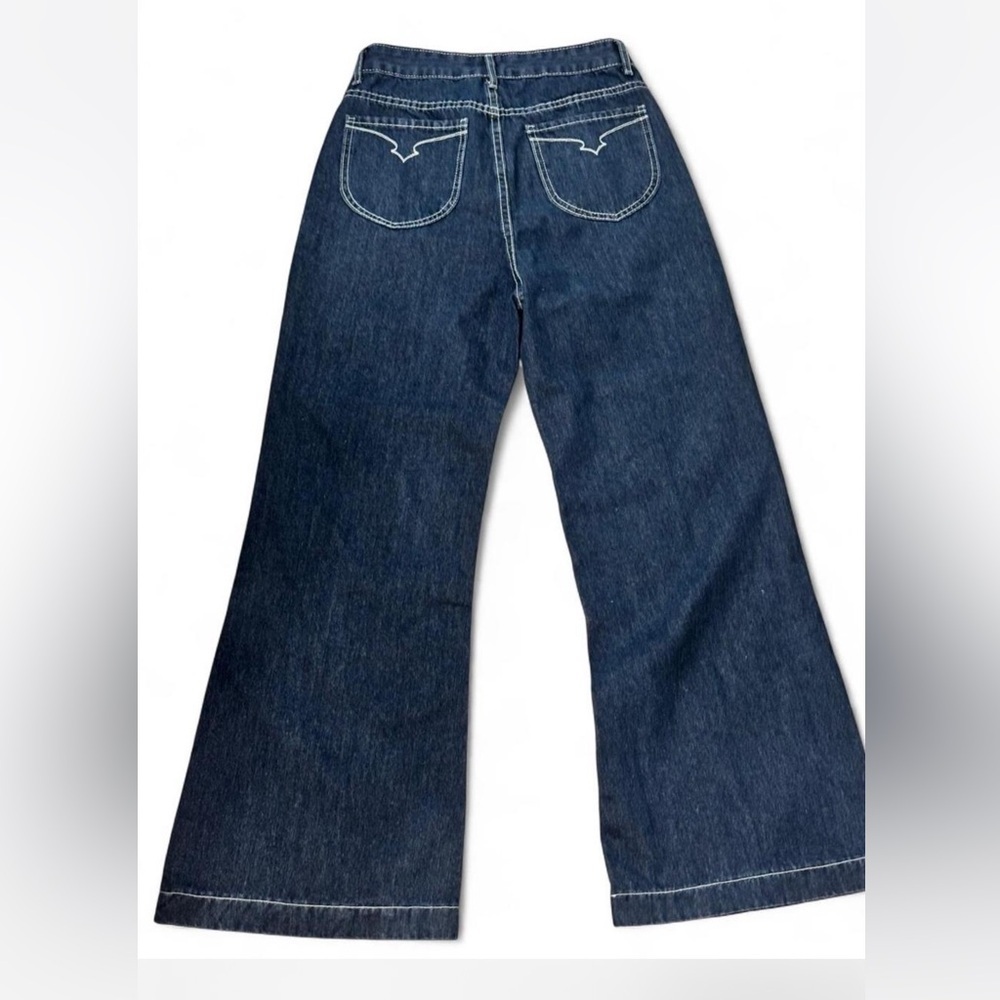 Dark Wash Western Flare Jeans size Small - Picture 3 of 3